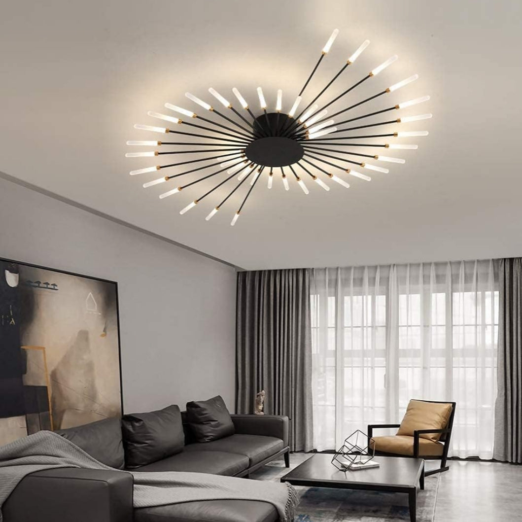 Firework Chandelier Black