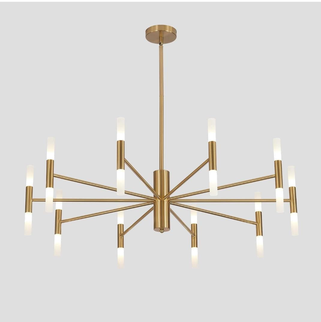 20 Head Chandelier Gold