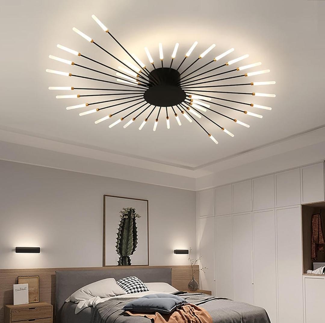 Firework Chandelier Black