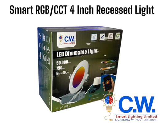 Smart WiFi RGB+CCT RECESSED LIGHTS