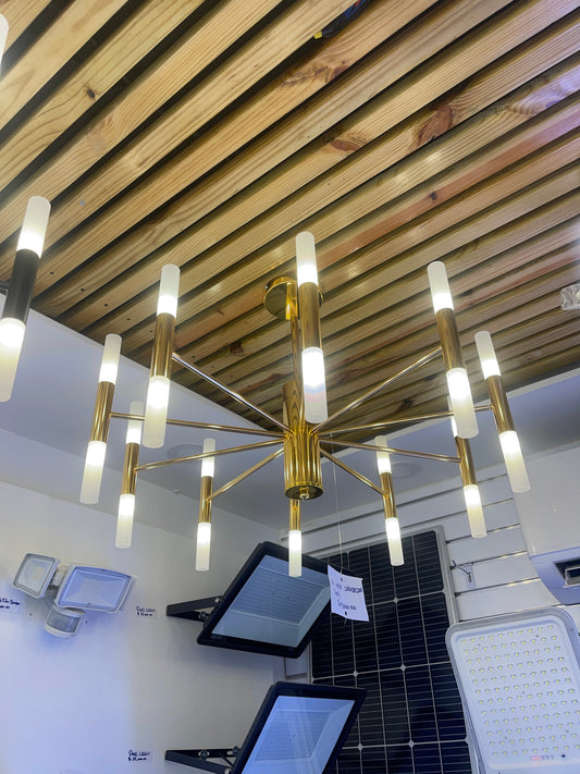 20 Head Chandelier Gold